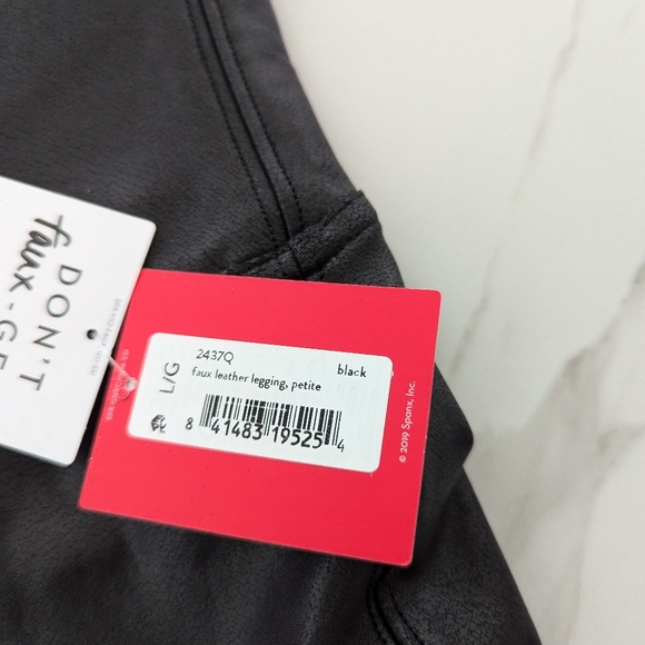 Spanx faux leather leggings - Picture 6 of 8